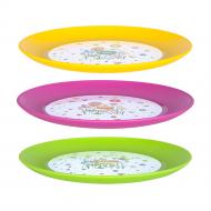 Тарілка АЛЕАНА пластикова Magic 22 см рожевий